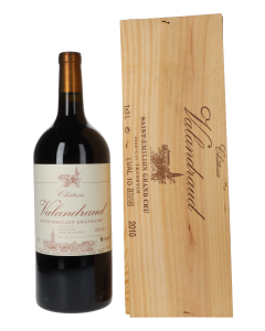 Chateau Valandraud 2010 Doppelmagnum 1er Holzkiste