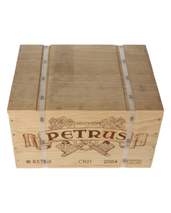 Chateau Petrus 2004 in 6er Holzkiste