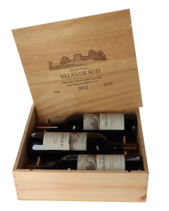 Chateau Valandraud 2012 Magnum 3er Holzkiste