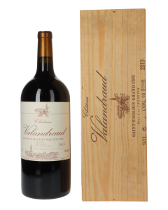 Chateau Valandraud 2010 Doppelmagnum 1er Holzkiste